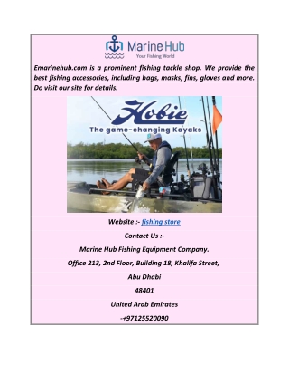 Fishing Store  Emarinehub.com