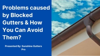 Problems caused by Blocked Gutters & How You Can Avoid Them