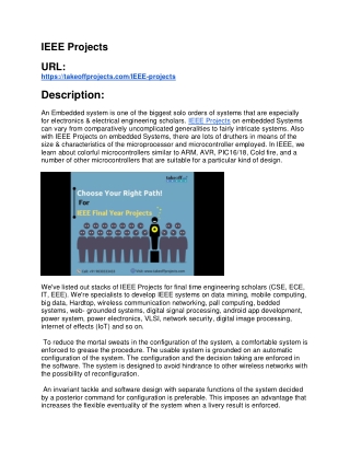 IEEE Projects