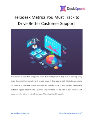 Helpdesk Metrics You Must Track to Drive Better Customer Support