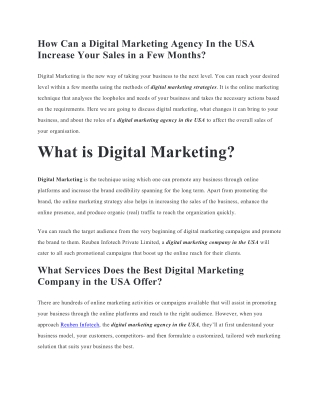 Best Digital Marketing Services In USA | Texas | Website Development