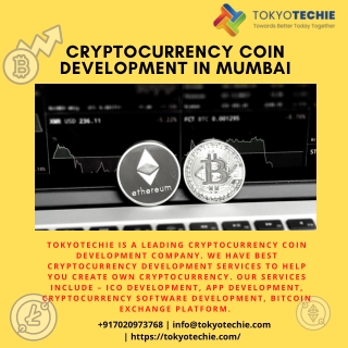 Cryptocurrency Coin Development in mumbai