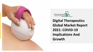 Digital Therapeutics Market Analysis, Scope, Industry Overview 2030
