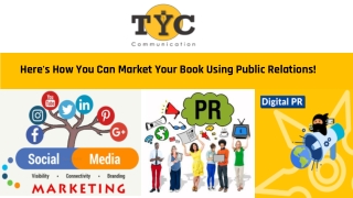 Here's How You Can Market Your Book Using Public Relations!
