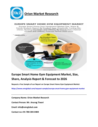 Europe Smart Home Gym Equipment Market