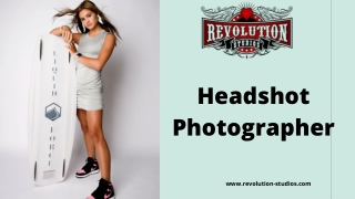 Headshot Photographer gives various services at revolution-studios.com