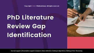 PhD Literature Review Gap Identification - Phdassistance