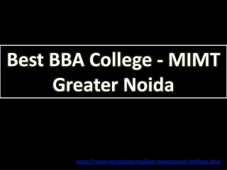 Best BBA College