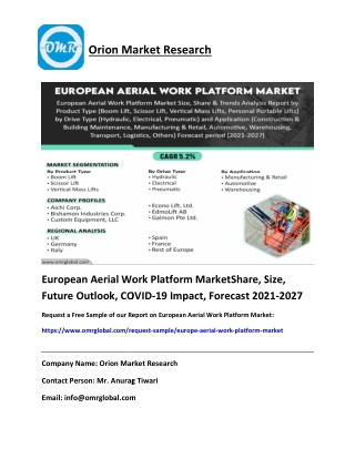 European Aerial Work Platform MarketShare