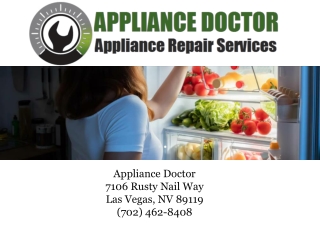 Refrigerator Repair Services in Las Vegas - By Pro Appliance Doctor