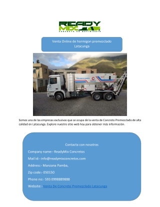 Venta Online de hormigon premezclado Latacunga-converted
