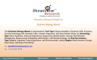 Synthetic Biology Market Size, Share, Trend, Forecast, & Industry Analysis