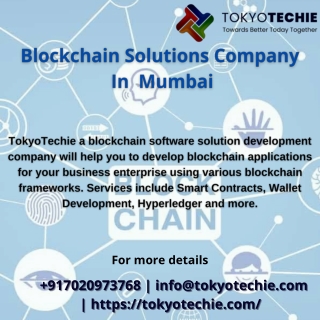 Blockchain Solutions Company In Mumbai