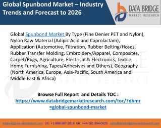 Global Spunbond Market