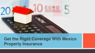 Get the Right Coverage With Mexico Property Insurance