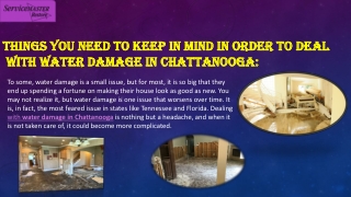 Best And Affordable Water Damage Service In Chattanooga