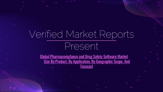 Global Pharmacovigilance and Drug Safety Software Market Size By Product, By Application, By Geographic Scope, And Forec