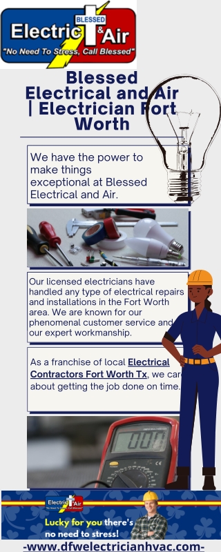 Blessed Electrical and Air  Electrician Fort Worth