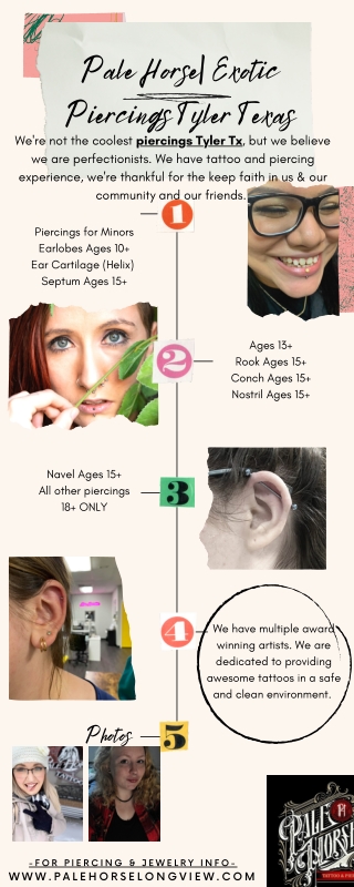Pale Horse Exotic Piercings Tyler Texas