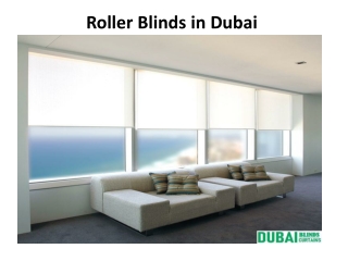 Roller blinds Dubai
