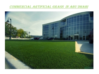 Commercial artificial Grass in Dubai