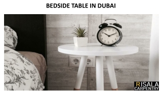 BEDSIDE TABLE IN DUBAI