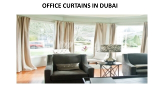 OFFICE CURTAINS IN DUBAI