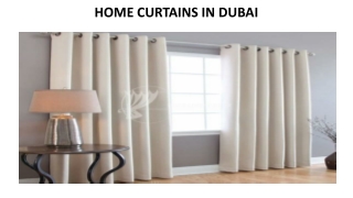 HOME CURTAINS IN DUBAI