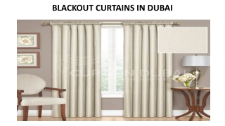 BLACKOUT CURTAINS IN DUBAI