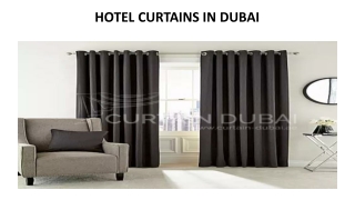 HOTEL CURTAINS IN DUBAI