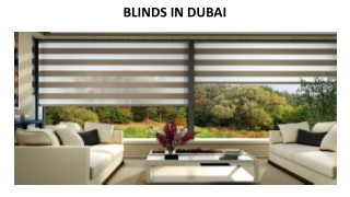 BLINDS IN DUBAI