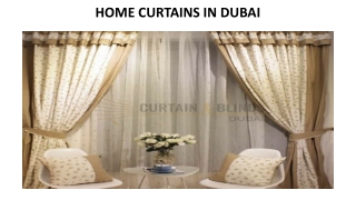 HOME CURTAINS IN DUBAI