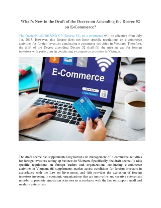 What’s New in the Draft of the Decree on Amending the Decree 52 on E-Commerce.docx