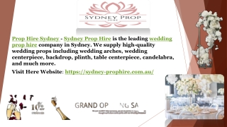 Prop Hire Sydney