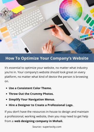 How To Optimize Your Company’s Website