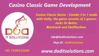 Best Casino Classic Game Development - DOD IT SOLUTIONS