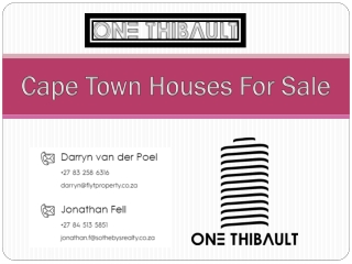 Cape Town Houses For Sale