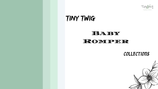 Cotton Baby Rompers