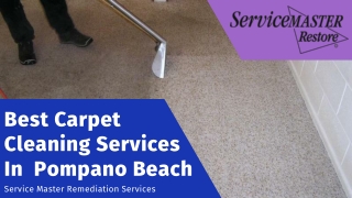 Carpet Cleaning in Pompano Beach - Service Master