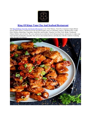5% off - King Of Kings Seafood Restaurant pper Mount Gravatt, QLD