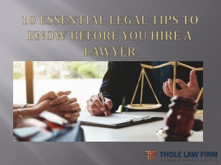 10 Essential Legal Tips to Know Before You