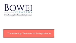 Teach Business English Online - Bowei Strategy