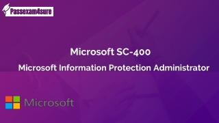 Free  SC-400 Exam Questions -  Microsoft  SC-400 Dumps | PassExam4Sure