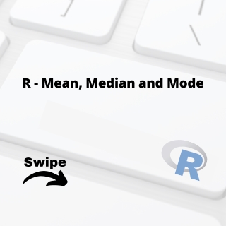 R - Mean, Median and Mode