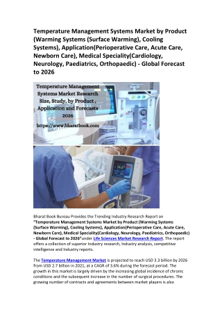 Temperature Management Systems Market Research Research Report 2026