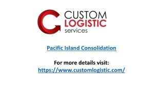 Australian New Zealand Consolidation