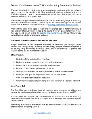 Secrets Your Parents Never Told You about Spy Software for Android-converted