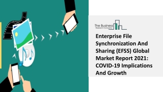 Enterprise File Synchronization And Sharing (EFSS) Market Outlook through 2030