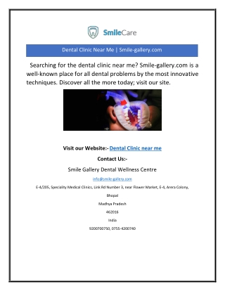 Dental Clinic Near Me | Smile-gallery.com