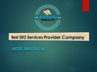 Best SEO Services Provider Company